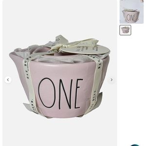 Rae Dunn “Lilac” 4-piece measuring cup set. NWT.